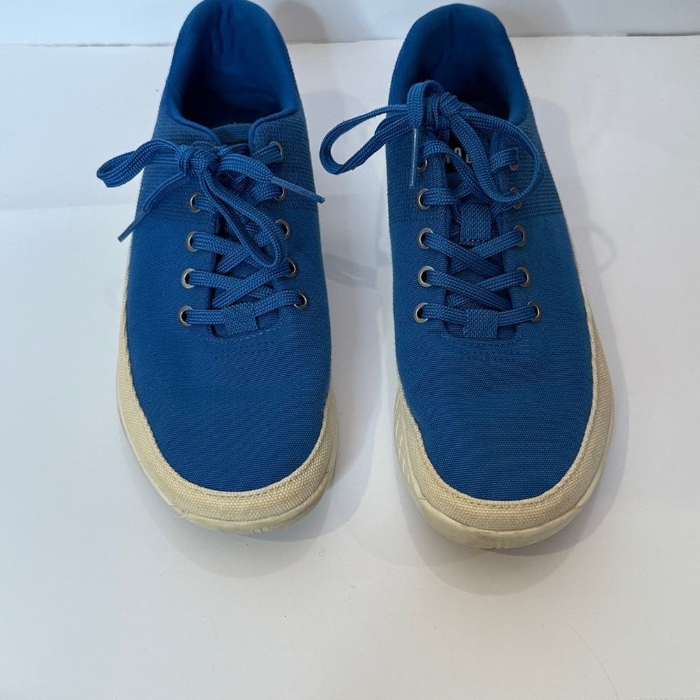 No Bull Sky Trainer Canvas Shoe Blue and White size 10
